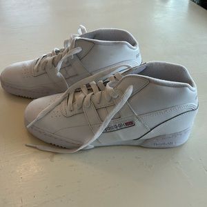 White Reebok shoes